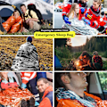 Miniatyrbilde 4 av 8: Bærbar Vanntett Emergency Survival Sleeping Bag