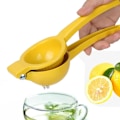 Miniatyrbilde 1 av 7: Hjem Manuell Sitron Squeezer Aluminium Legering Hånd presset appelsin frukt juicer