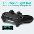 Pikkukuva 2 / 6: Bluetooth-yhteensopiva Peli ohjain PS4/Slim/Pro Langattomalle Peliohjain PC Kaksois Värinä Joystick IOS/Androidille