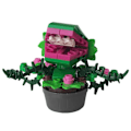 Miniatyrbillede 1 af 5: MOC Mini Mand Spiser Planter Chomper Blomster Bygge Klodse Sæt Kæledyr Larve Klods Legetøj