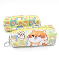 Miniatyrbilde 1 av 5: Irriterende Shiba Hund PU Stor Blyant Etuiet Skrivevarer Oppbevaring Arrangør veske
