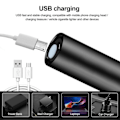 Miniatyrbillede 6 af 8: 3W Mini 365nm UV Lommelygte Ultraviolet Sortlys USB Genopladelig Lilla Linternas Tæppe Kæledyr Urin Detektor