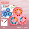 Miniatyrbild 9 av 9: Roterande Magical Bean Cube Fingertopp Leksak Barn Pussel Kreativt Interaktivt Spel Fidget Spinners