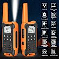 Miniatyrbillede 5 af 9: 2 pieces Mini Walkie Talkie PMR FRS Lang Range Genopladelig Bærbar Børn Two Way Radio