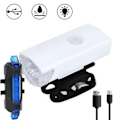 Miniatyrbillede 3 af 9: USB Genopladelig Vandtæt Cykel Lampe Lommelygte