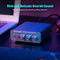 Miniatyrbillede 3 af 6: USB Gaming DAC Med Mikrofon Hovedtelefoner Forstærker Mini Audio DAC