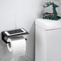 Miniatyrbilde 4 av 7: Selvklebende Toalett Papir Rull Holder Telefon Hylle WC Vev Oppbevaring Arrangør Bad Tilbehør