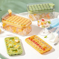Miniatyrbillede 4 af 10: Ice Cube Moulds One Knap Tryk Gather IceMaker Creative Fest Bar Firkant Container Kold Drik Set