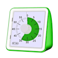 Miniatyrbild 8 av 10: 60 Minuter Tyst Visuell Analog Elev Klassrum Kök Timer Nedräkning Matlagning Management Verktyg