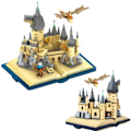 Miniatyrbilde 1 av 5: Harris School Magic Castle Book Building Block Magical Knights Forbidden Forest Potterly Brick Leker