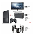 Pikkukuva 2 / 6: PS2 HDMI-yhteensopiva Audio Video Muunnin sovitin 480i/480p/576i 3,5mm ääni lähtö kaikkiin PS2 näyttö tilat