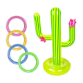 Miniatyrbild 1 av 7: Utomhus Sim Pool tillbehör Uppblåsbar Kaktus Ring Toss Spel Set Flytande Pool Leksaker