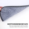 Miniatyrbillede 4 af 7: 10 stykker Trekant Mikrofiber Klud Støv Moppe Udskiftning Hoved puder Stor Glas Rengøring Mikrofiber Fejning Rags