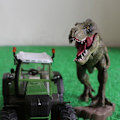Miniatyrbilde 4 av 6: Jurassic World Park Tyrannosaurus Rex Dinosaur Modell Leker Dyr Plast Pvc Action Figur Leetøy