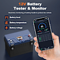 Miniatyrbilde 3 av 7: Trådløs Bluetooth Bil Batteri Helse APP Overvåking Batteri Tester verktøy