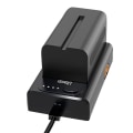 Miniatyrbilde 6 av 6: 22W PD QC Rask lader for Sony NP-F550 NP-F750 NP-F970 Multi Batteri lader