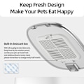 Miniatyrbilde 4 av 7: Automatisk Katt Fôr Kjæledyr Smart Katt Fôr Kibble Dispenser Fjernkontroll WiFi Knapp Auto Fôr For Katter Hund Tilbehør