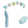 Miniatyrbild 1 av 7: Multifunktionell Elektrisk Baby Nageltrimmer Baby Nagel Fil klippare Tår Fingernagel Kutter Trimmer Manikyr Verktyg Set