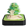 Miniatyrbild 3 av 5: 3D Anteckningsblock Grönt Treehouse Kalender Memo Pad Block Anteckningar Kontor Papper Anteckningar Jul Födelsedag presenter