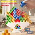 Miniatyrbilde 2 av 7: HOT Stable Klosser Tetra Tower Balanse Spill Stable Byggeklosser Puslespill Tavle Montering Klosser Pedagogiske Leker