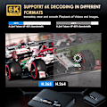 Miniatyrbilde 2 av 7: Smart Android TV Box Android 10.0 16GB 2.4&5G WIFI 4K Media Player TV Box