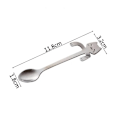 Miniatyrbild 6 av 8: 4 bitar Rostfritt Stål Mini Katt Kattunge Design Rostfritt stål Kaffe/Tea/Dessert/Drink/Mixing/Milkshake sked
