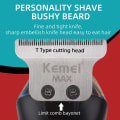Miniatyrbilde 5 av 5: Digital Display Professional Barber Pusher For Men Hår Clipper