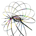 Pikkukuva 4 / 8: Flow lelu Magic Fidget Ring Toroflux Amazing Flow Ring lelut Kinetic jousi lelu