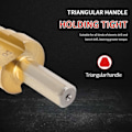 Miniatyrbilde 5 av 6: 1 stk 4-20mm HSS stål Large Trinn Drill Cone Drill Titanium Bit