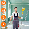 Miniatyrbild 2 av 6: Färg Edger Roller Pensel Kit Plast Vägg Färg Roller