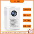 Miniatyrbild 1 av 7: S Portable 1080P Hem Theater Video LED Bluetooth Mini Projector Android 10.0  Projector