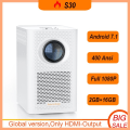 Miniatyrbillede 1 af 7: S Portable 1080P Home Theater Video LED Bluetooth Mini Projector Android 10.0  Projector