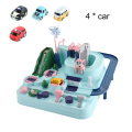 Miniatyrbilde 1 av 11: Jernbane bil tog bane leker racing interaktiv modell racing eventyr brain spill montessori