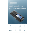 Miniatyrbilde 4 av 6: USB Bluetooth 5.0 Lyd Sender Mottaker LCD Display 3.5MM AUX RCA Stereo Trådløs Adapter Dongle