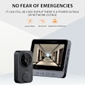 Miniatyrbild 3 av 7: 4,3'' IPS Skärm 2,4G Trådlös Visuell Intercom Dörrklocka med skärm