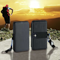 Miniatyrbild 8 av 8: Fällbar Utomhus Solar Panel Laddare Bärbar 5V 2.1A USB Utgång Enheter Camp Vandring Ryggsäck