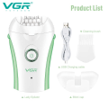 Miniatyrbillede 1 af 8: Kvinder Epilator Elektrisk Kvinde Ansigt Hår Fjerning Lady Shaver Bikini Trimmer