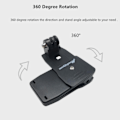 Miniatyrbild 6 av 7: Go Pro Accessories 360-Degree Rotation Clip Mount For GoPro Hero 11 10 9 8 7 6 5