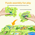 Pikkukuva 4 / 11: Puzzel Lelu setti rata auto tee-se-itse kokoa pala joustava rautatie rata