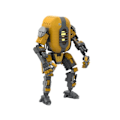 Miniatyrbillede 1 af 6: Space Wars Haxion Brood Bounty-Hunter Robot Building Block Kit DIY Film Figur Samling Brick Model Legetøj