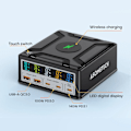 Miniatyrbilde 7 av 8: 260W GaN lader Digital Display Desktop USB Type C lader