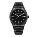 Miniatyrbilde 4 av 8: Rustfritt stål Herre armbåndsur Classic Business Vanntett Mann Sort Klokke Japan Movement Quartz Herre klokker