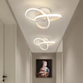 Miniatyrbilde 2 av 7: Husholdnings LED Lysekrone Tre Farger Lampe Moderne Stil Tak Lampe Soverom Lys