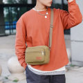 Miniatyrbillede 2 af 7: Mænd Canvas Skulder tasker Casual Tote Travel Mænd's Crossbody Taske Luksus Messenger Tasker