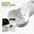 Miniatyrbild 7 av 7: Katt Hund Vatten Flaska Matare Skål 2 i 1 Läcksäker Bärbar Mode Dricksdjur Verktyg