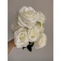 Miniatyrbillede 3 af 7: Rose Buket Kunstig Blomster Bryllup Rose Dekor Scene Display