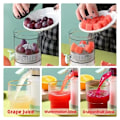 Miniatyrbild 4 av 6: Bärbar Elektrisk Juicer Multifunktion Frukt Juicer Hushålls Apelsin Citron Blender USB Laddning Kök Automatisk Fräsch Squeezer