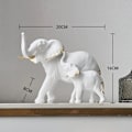 Pikkukuva 8 / 9: Elefantti patsas veistokset & figuurit nodic koti koristelu tarvikkeet ylellisyys olo huone koristelu työpöytä koriste