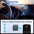 Pikkukuva 7 / 7: Bluetooth 5.4 AUX auto sovitin kaksois mikrofoni Bluetooth vastaanotin