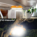 Miniatyrbild 6 av 7: 10000 mah Bärbar sol lykta LED Tält Ljus Laddbar Lantern Nödläge Natt Marknad Ljus